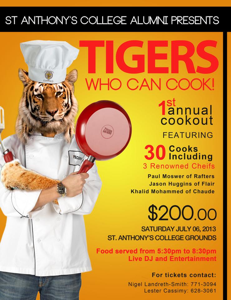 TIGERS who can cook